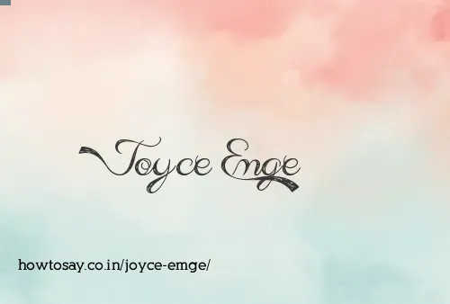 Joyce Emge