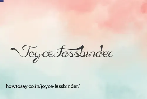 Joyce Fassbinder