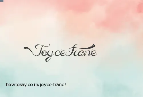 Joyce Frane
