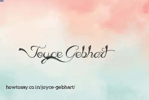 Joyce Gebhart