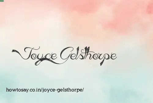 Joyce Gelsthorpe