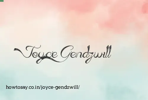 Joyce Gendzwill