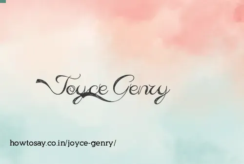 Joyce Genry