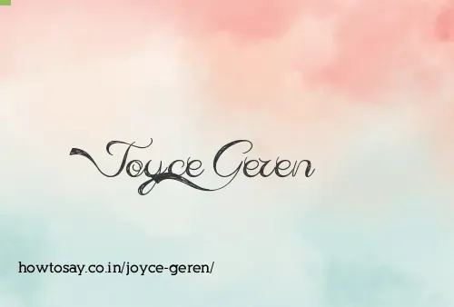 Joyce Geren