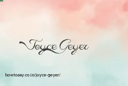 Joyce Geyer
