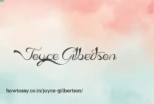 Joyce Gilbertson