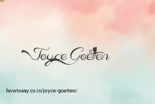 Joyce Goetten
