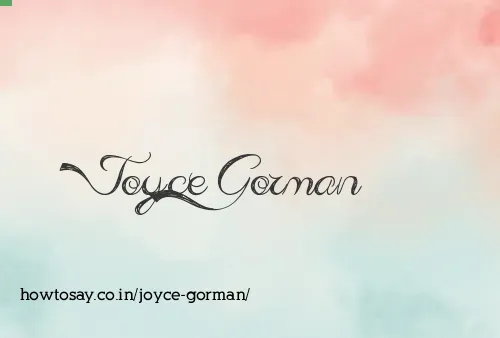Joyce Gorman