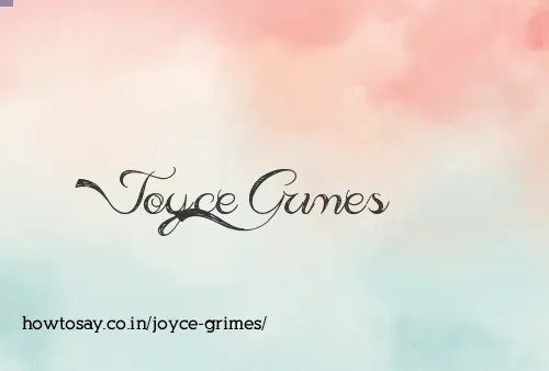 Joyce Grimes