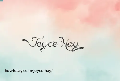 Joyce Hay