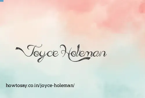 Joyce Holeman