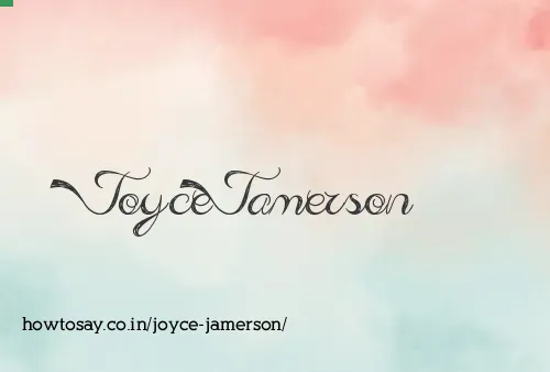 Joyce Jamerson