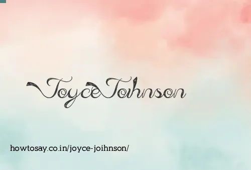 Joyce Joihnson
