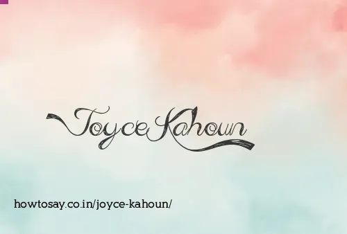 Joyce Kahoun