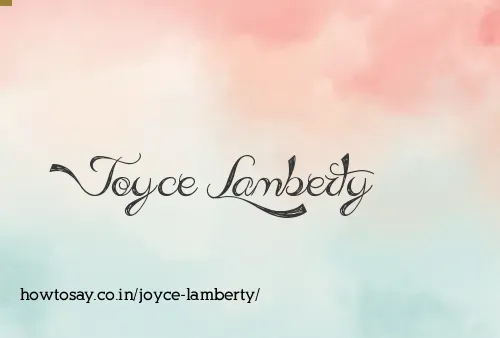 Joyce Lamberty