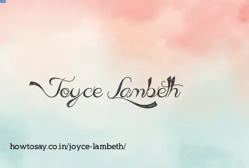 Joyce Lambeth