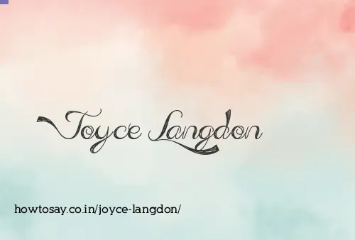 Joyce Langdon