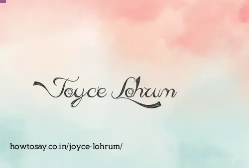 Joyce Lohrum