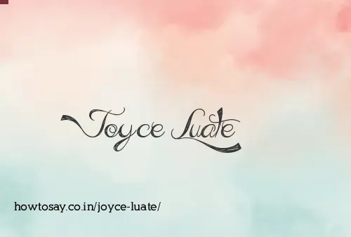 Joyce Luate