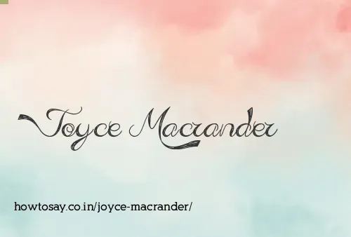 Joyce Macrander