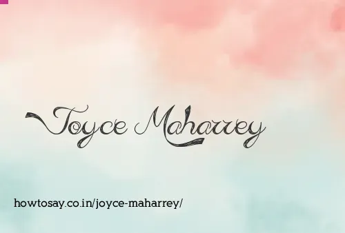 Joyce Maharrey