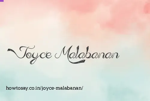 Joyce Malabanan