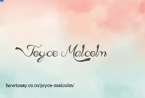 Joyce Malcolm