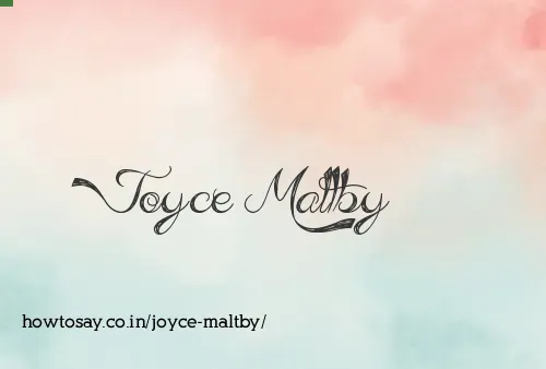 Joyce Maltby