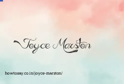 Joyce Marston