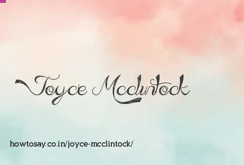 Joyce Mcclintock