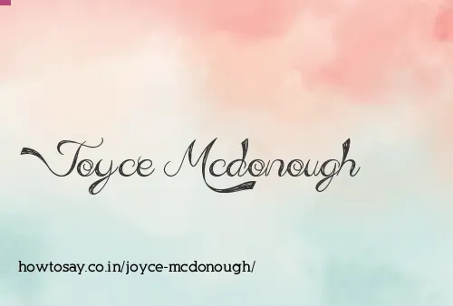 Joyce Mcdonough