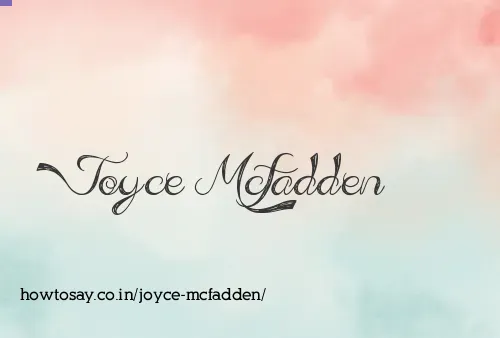 Joyce Mcfadden