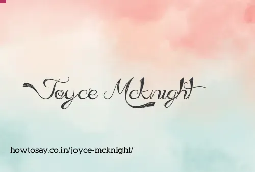 Joyce Mcknight