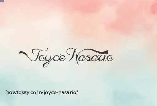 Joyce Nasario