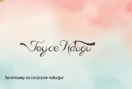 Joyce Ndugu