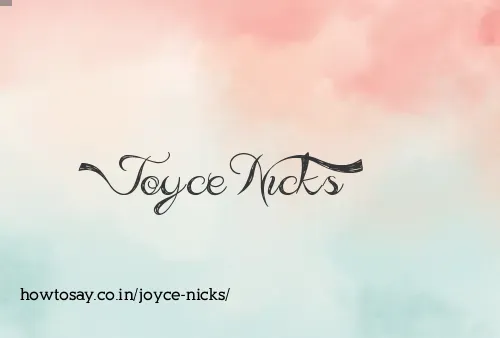 Joyce Nicks
