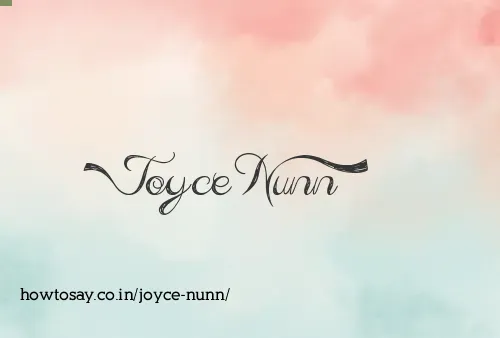 Joyce Nunn