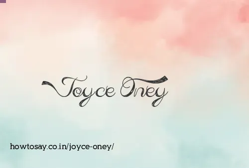 Joyce Oney