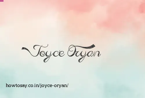 Joyce Oryan