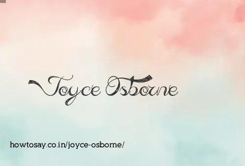 Joyce Osborne