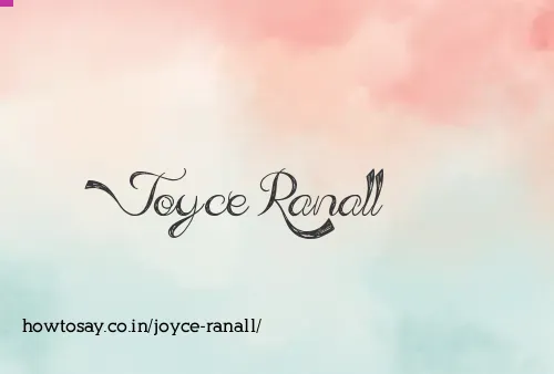 Joyce Ranall