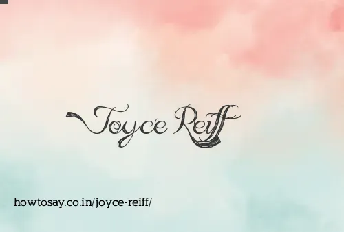 Joyce Reiff