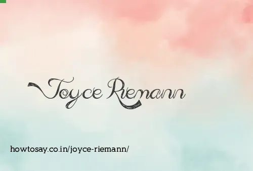 Joyce Riemann