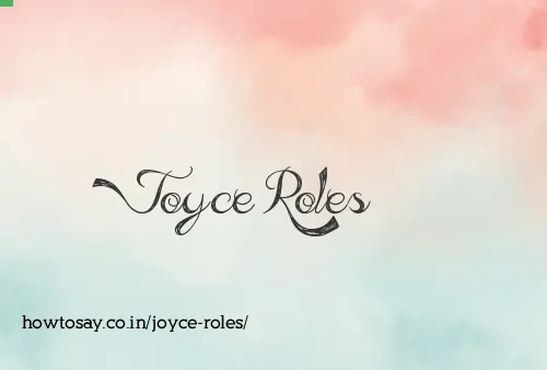 Joyce Roles