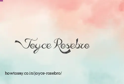 Joyce Rosebro