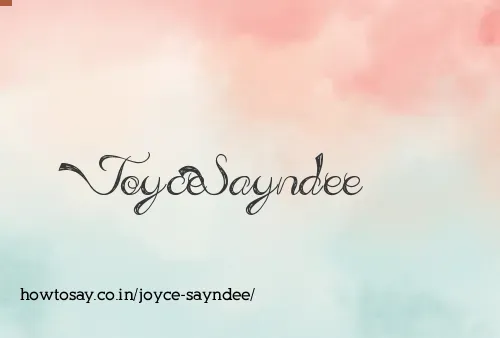 Joyce Sayndee