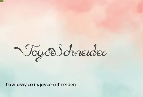 Joyce Schneider