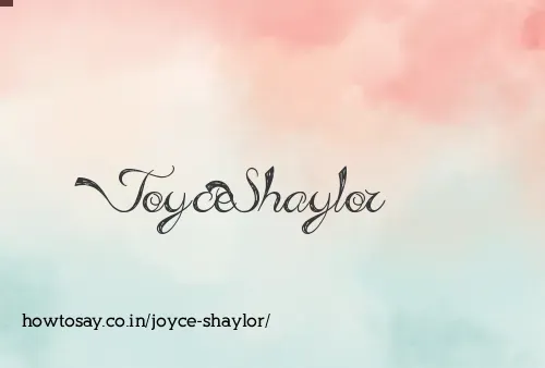 Joyce Shaylor