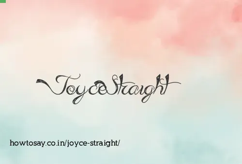 Joyce Straight