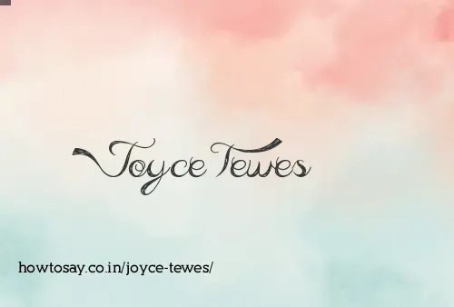 Joyce Tewes
